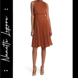 Nanette Lepore Pleated Sleeveless Dress
